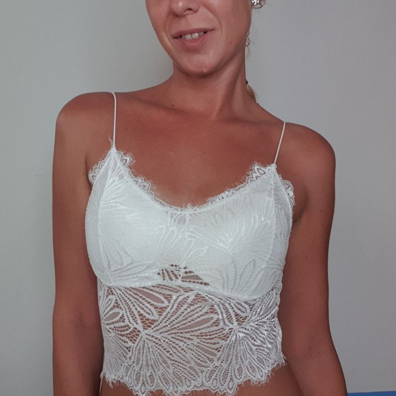 White Lace Bralette