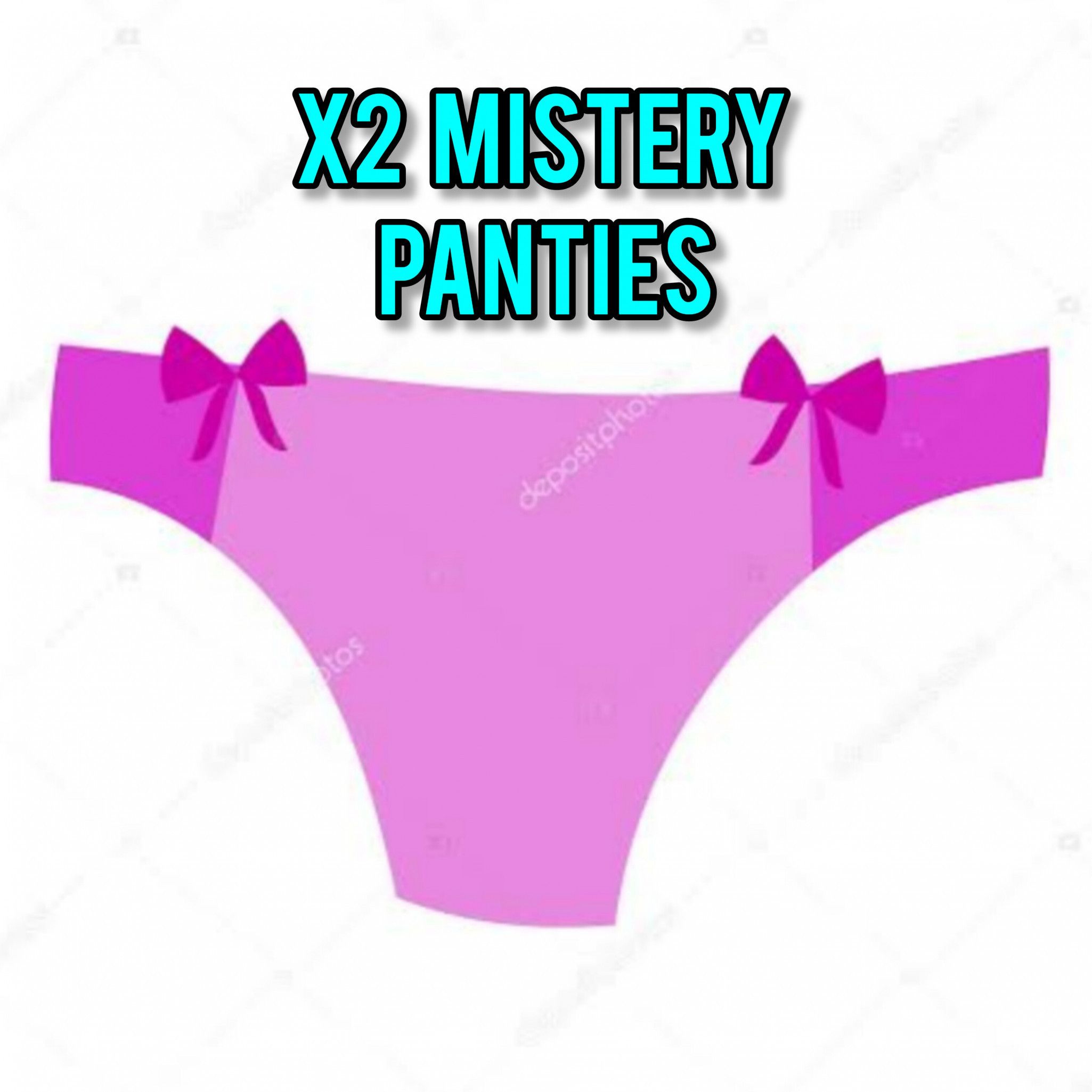 2 Pairs Of Random MISTERY Panties