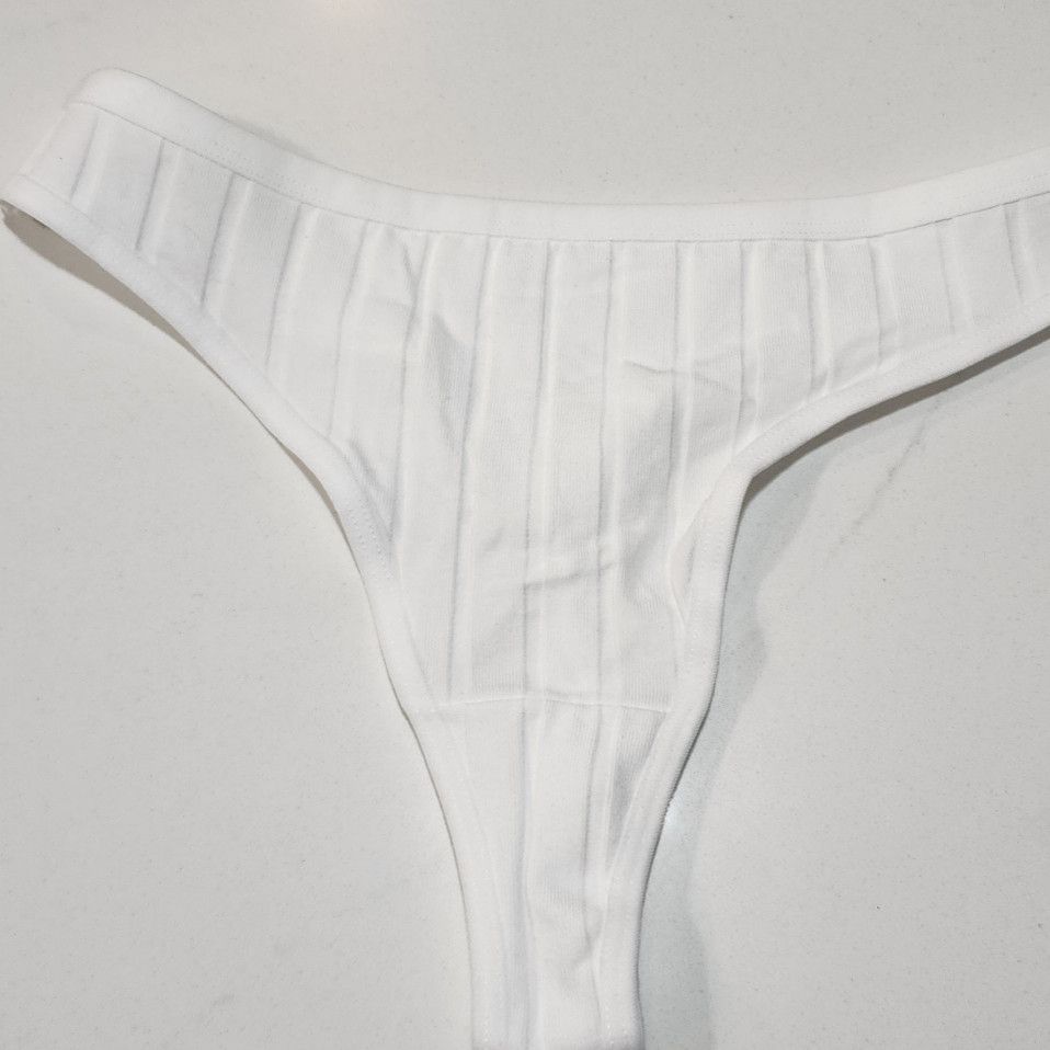 Worn White Cotton Panties