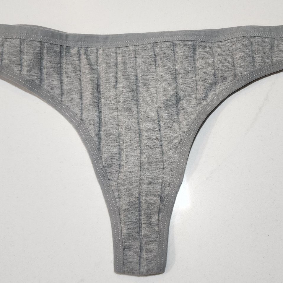 Worn Grey Cotton Milf Panties