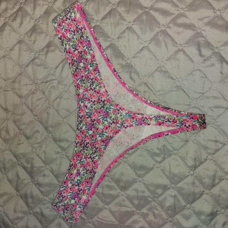 Floral Thong Used