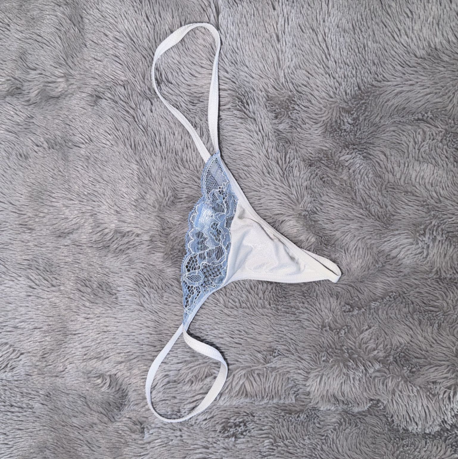 Blue and White G String