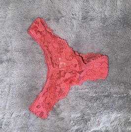 Coral Lace Thong