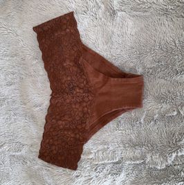 Bronze Lace and Cotton Boy Short