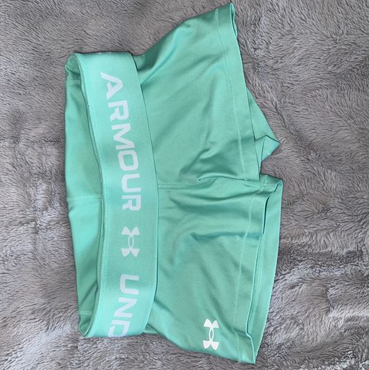 Mint Under Armour Workout Shorts