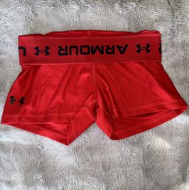 Red Under Armour Workout Shorts