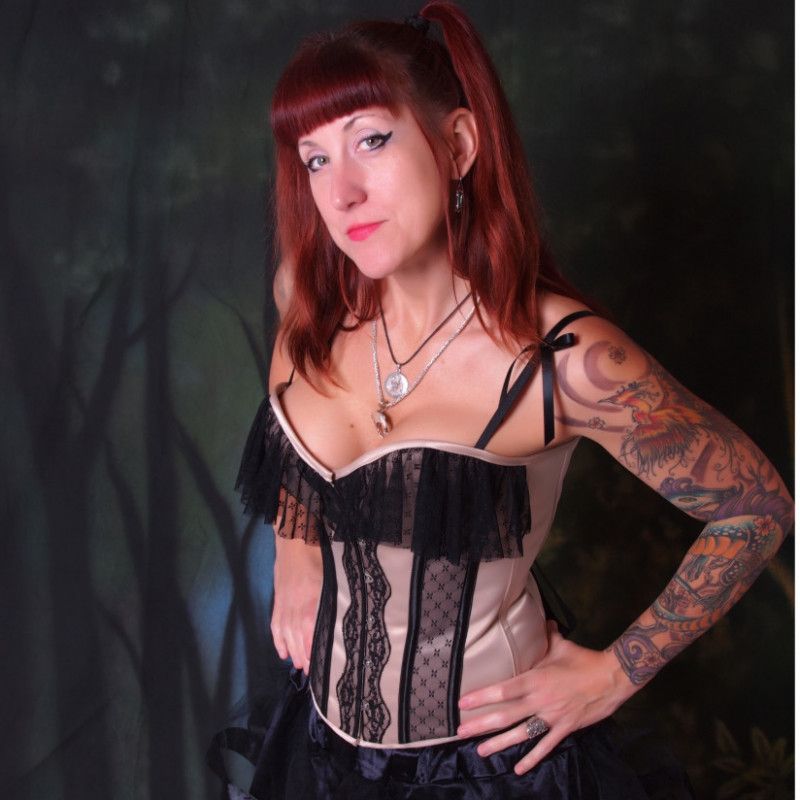 Sexy Solo The Pinup Days Frilly Corset