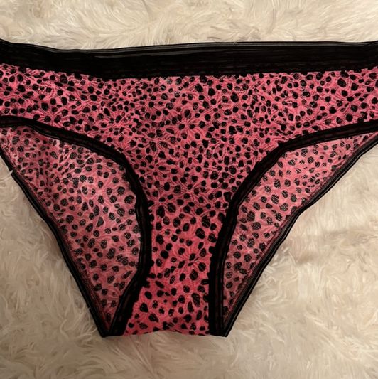 Dirty Bikini Panties Hot Pink Leopard 