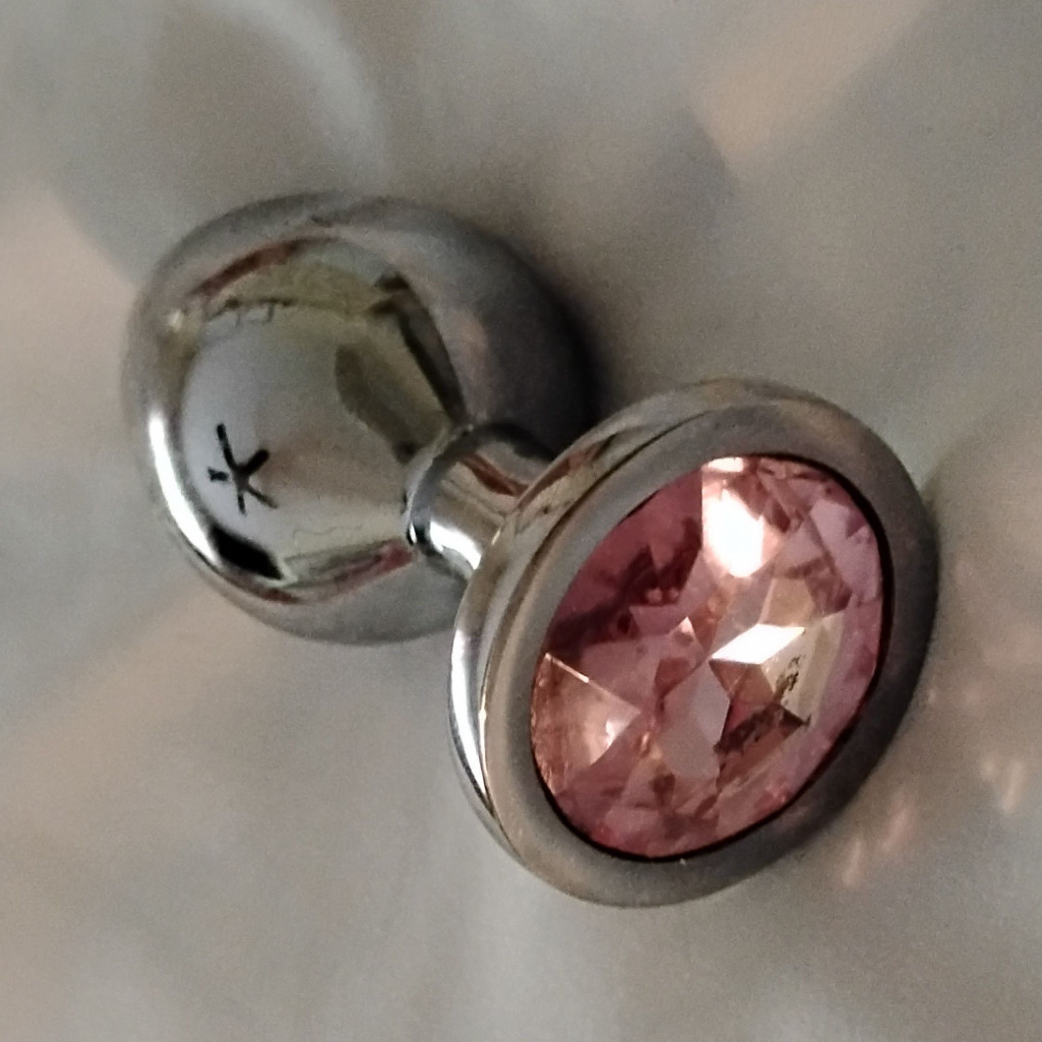 Sexyplaygirl83 pink jewelry butt plug