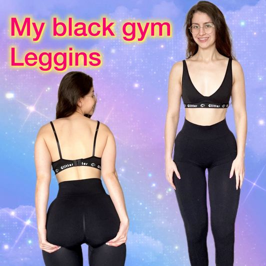 my black gym leggins