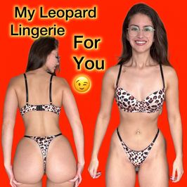 MY LEOPARD LINGERIE FOR YOU