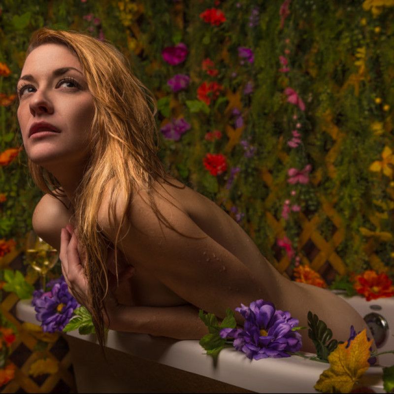 Flower and Wine Bath