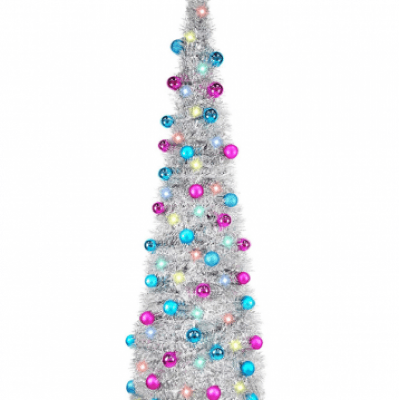 5 Foot Pop Up Christmas Tinsel Tree