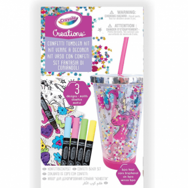 Crayola Creations Confetti Tumbler Kit