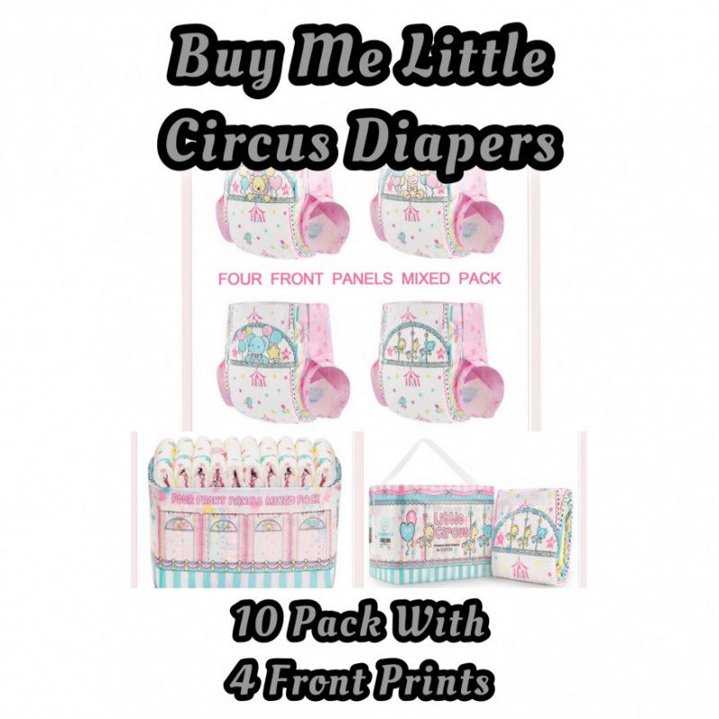 Buy Me Little Circus Diapers 10pack