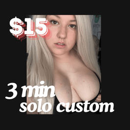 3 minute custom