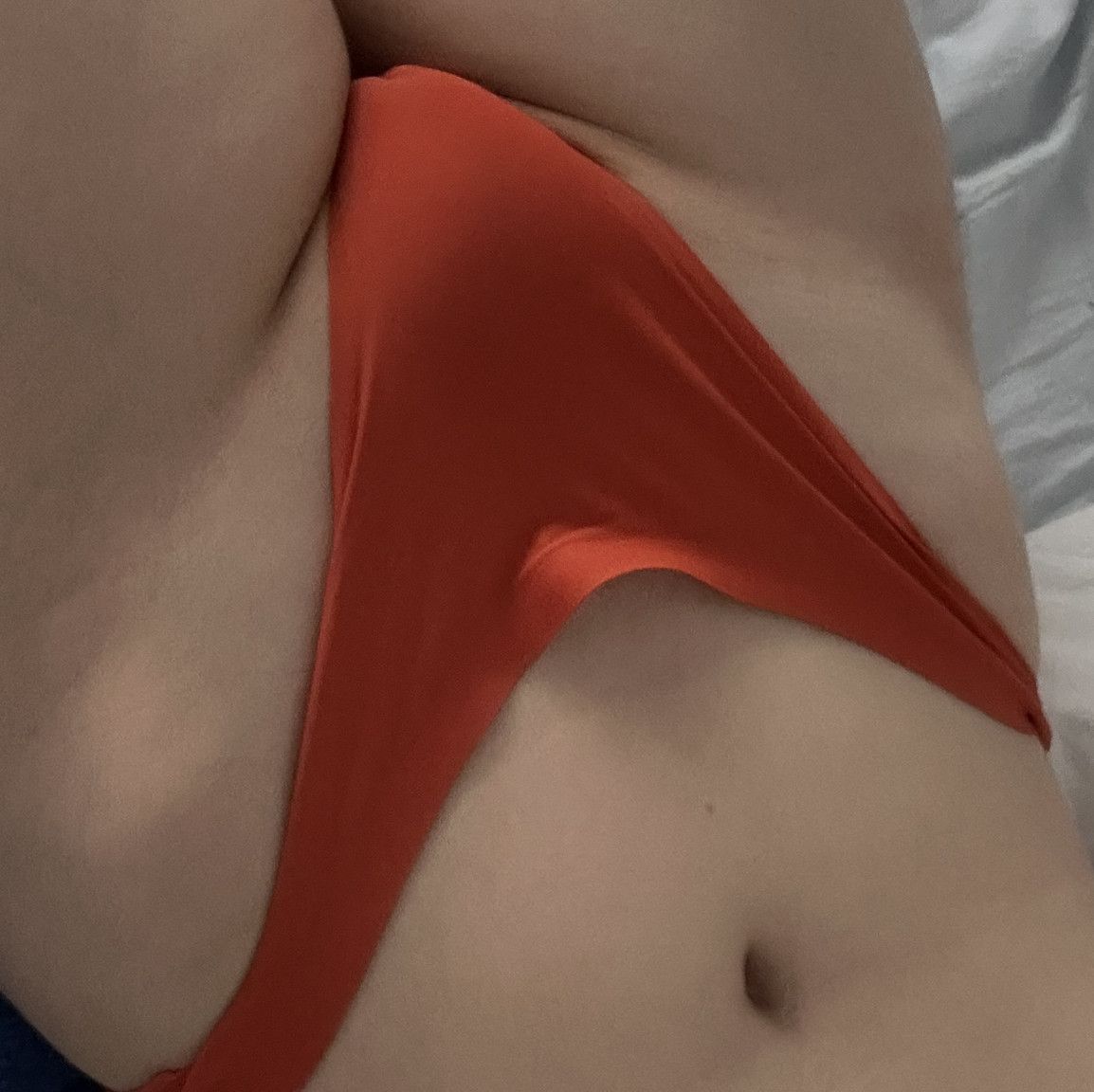 Red Silky Panties No Thong