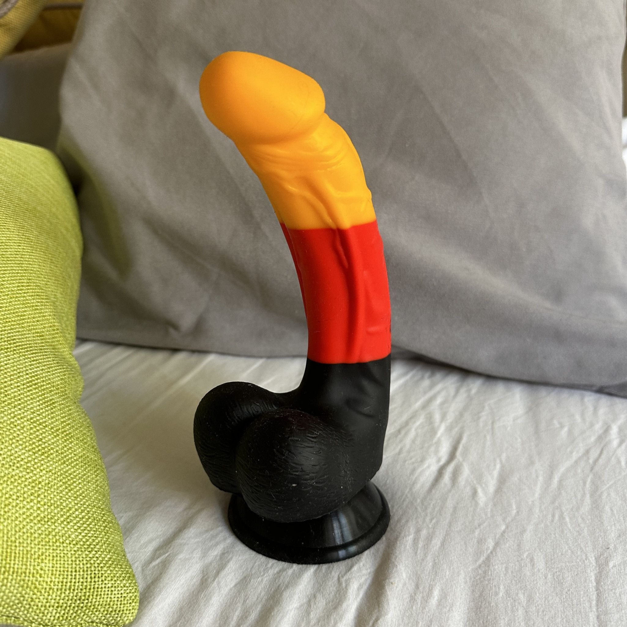 Curvy German Dildo Used Sex Toy