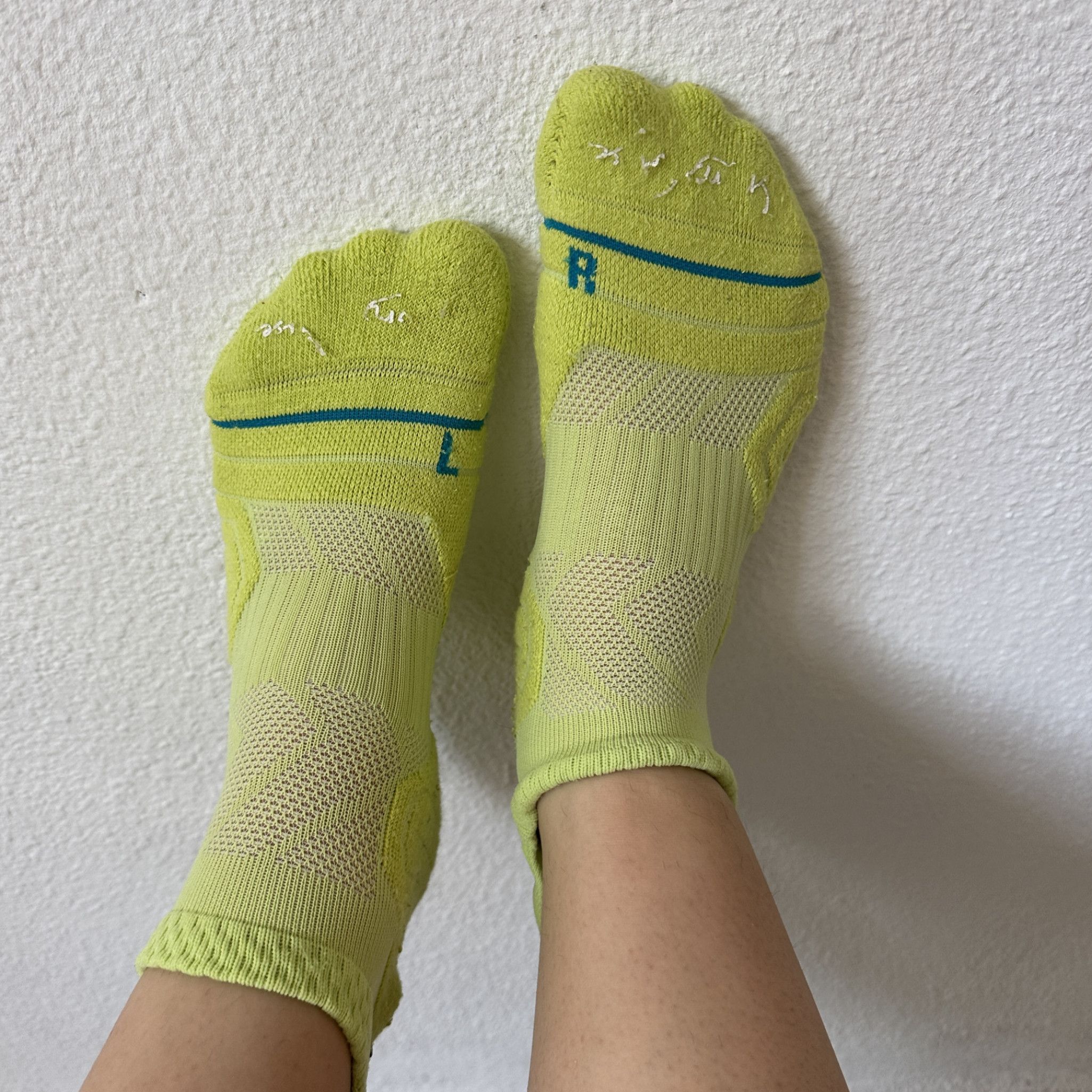 Bright Green Yoga Sport Socks