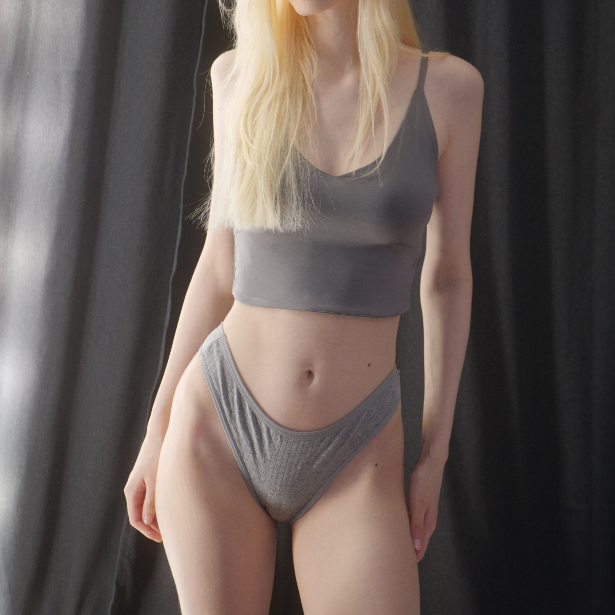 Gray thong