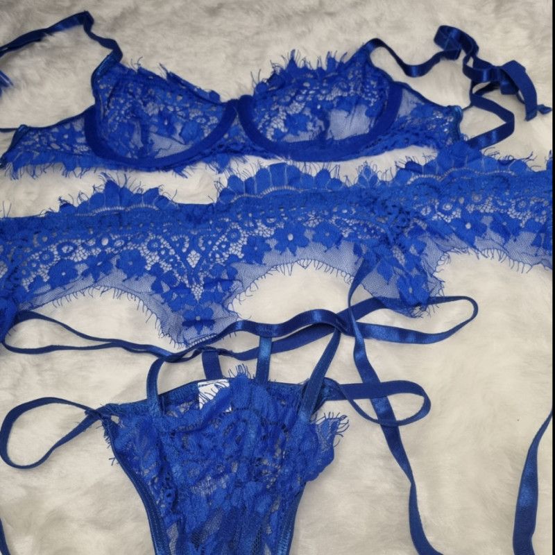 3 Piece Used Blue Lingerie