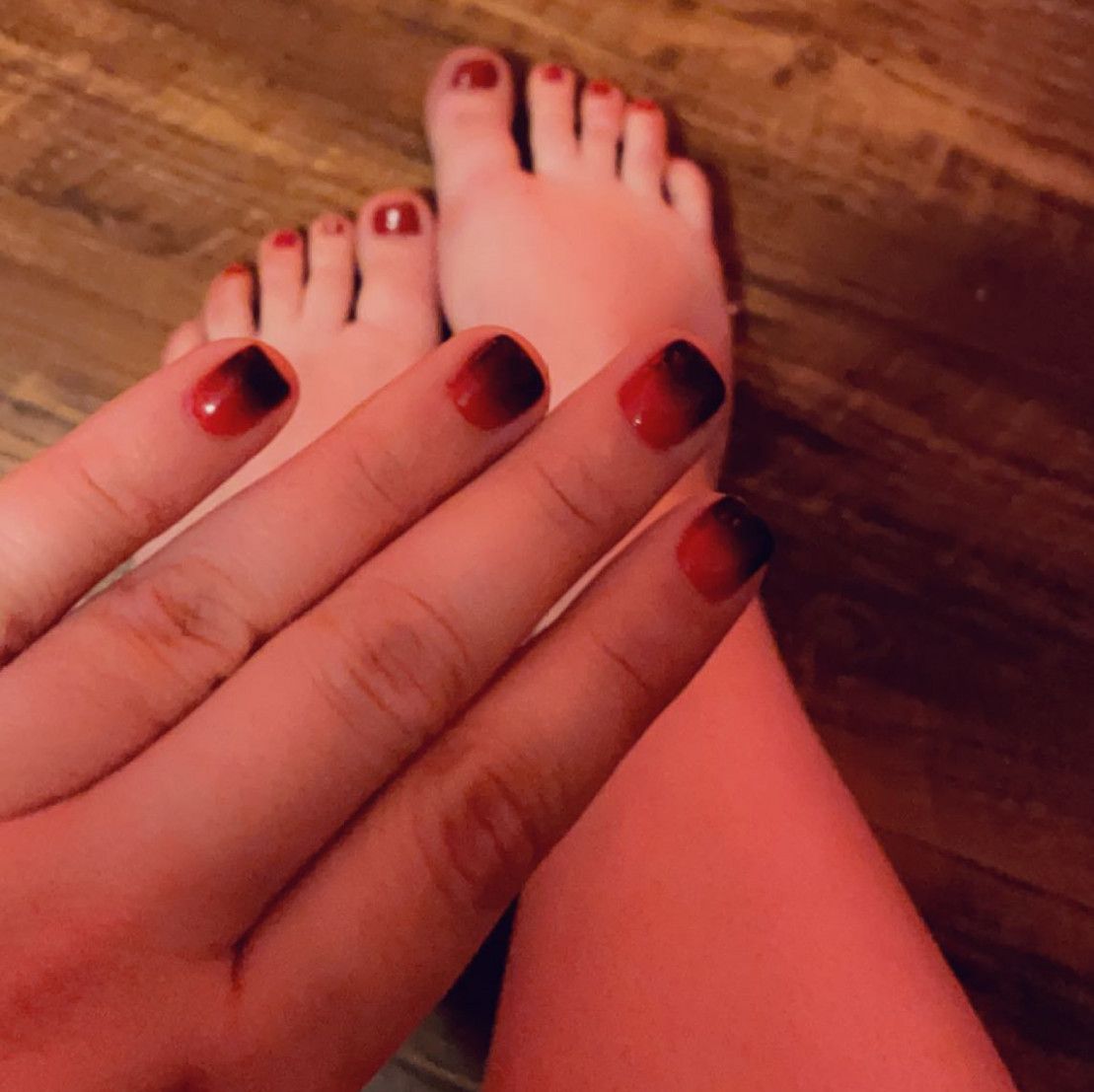 Spoil me with an mani and pedi!