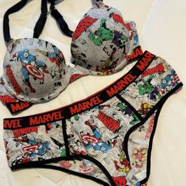 Marvel Bra and Panty Set