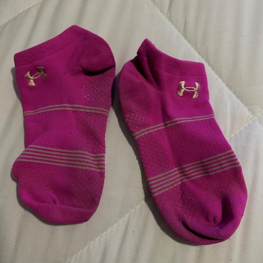 Pink Workout Socks