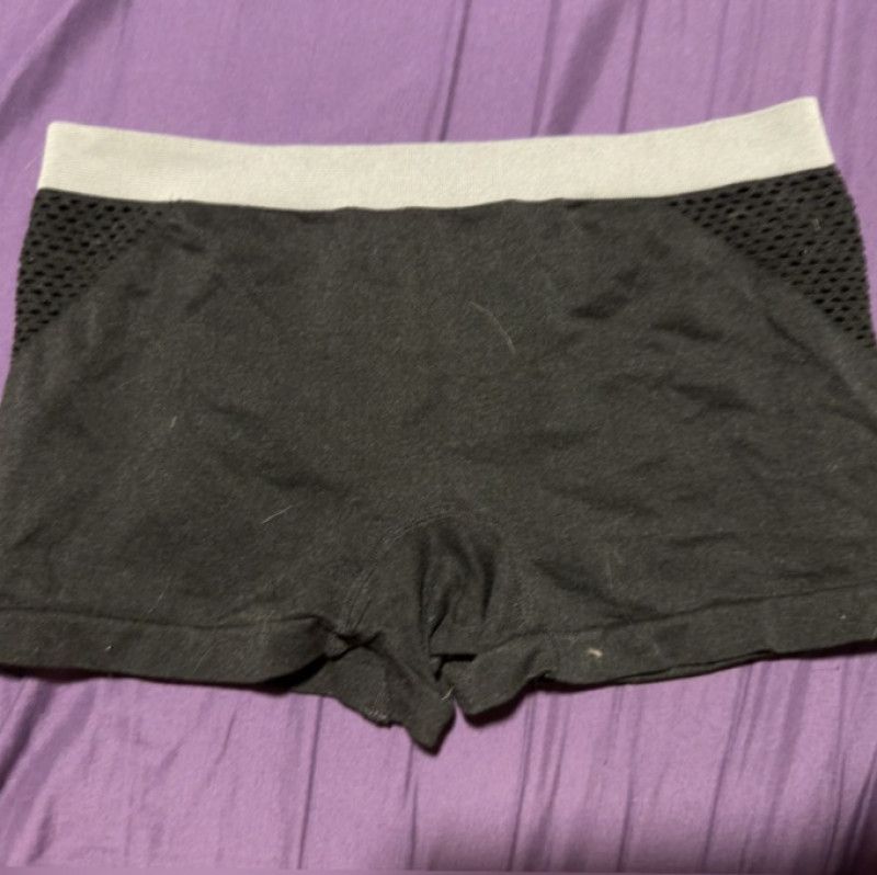 black fullback boyshort panties 2 day wear