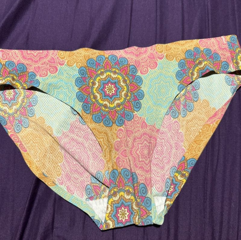 mandela patterned fullback bikini panties 2 day wear