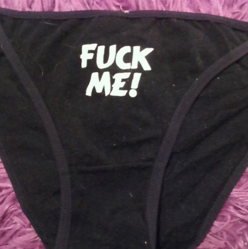 Sinctyblkdmd Gently used fuck Me Panties