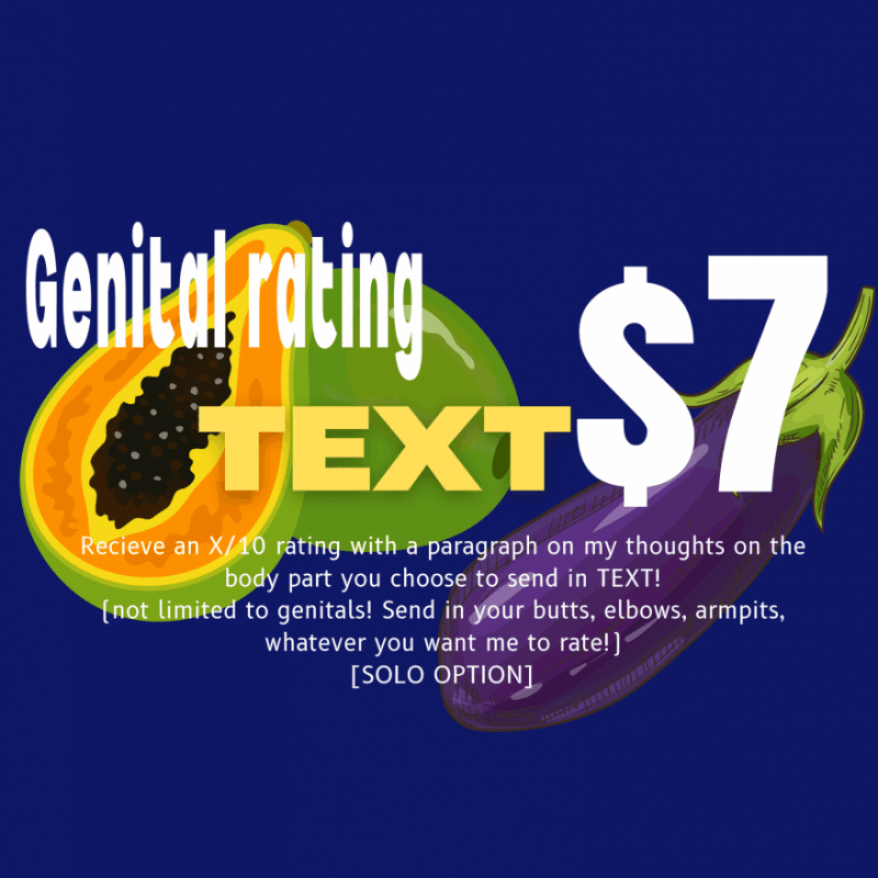 Genital rating: Text