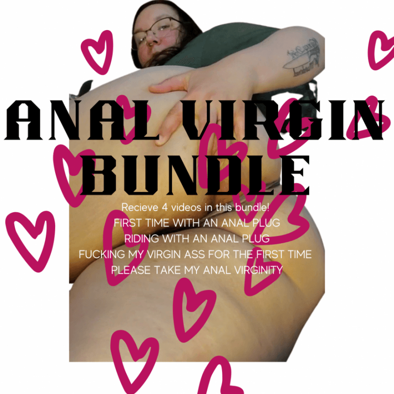 Anal virgin video bundle: 4 videos