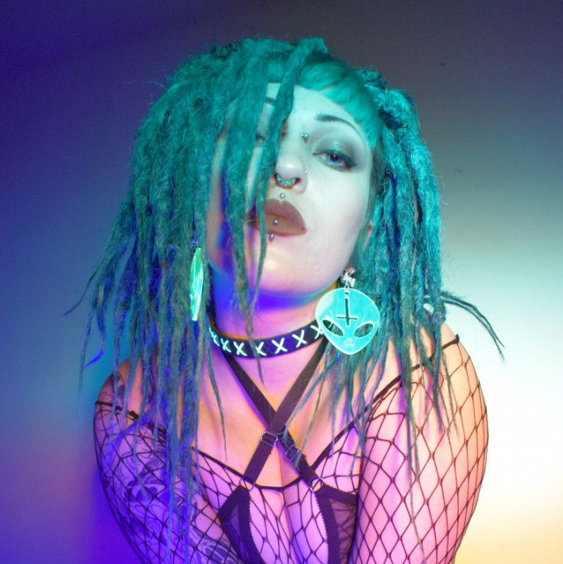 Edgy Rave Slut Tease