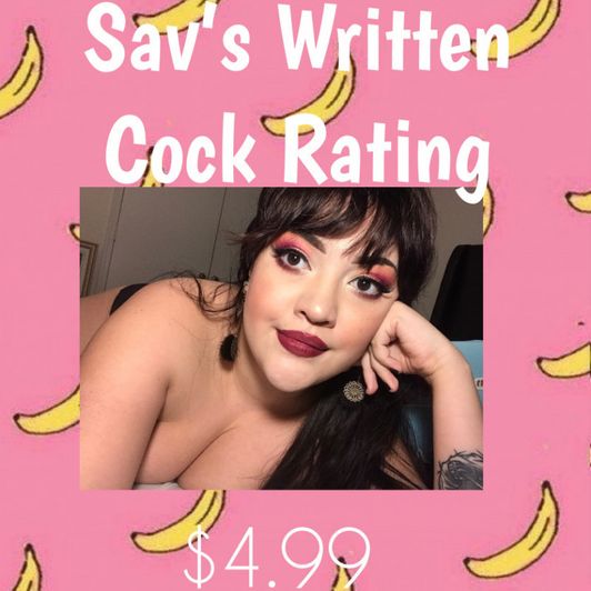 Written Cock Rating