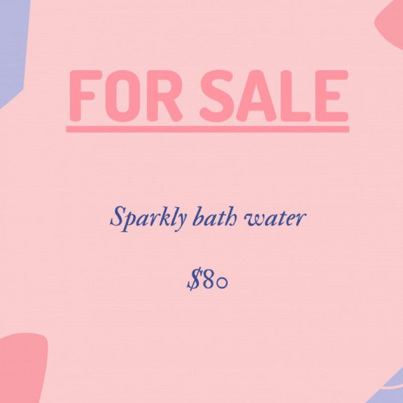 Sparkly Bath Water