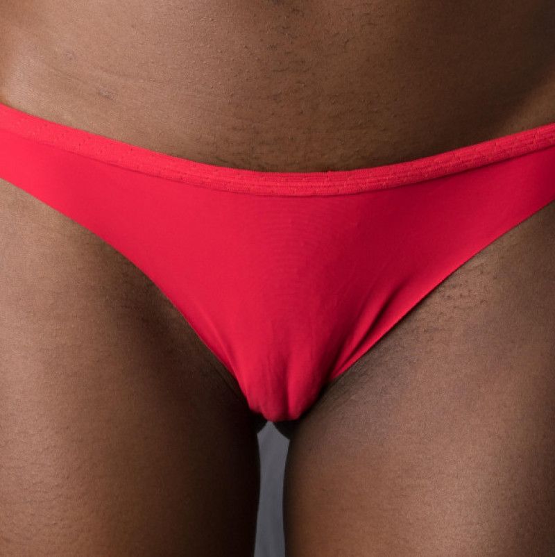 Red Seamless OneSize Thong