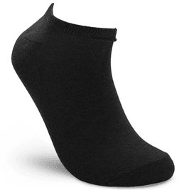 Worn Black Ankle Socks