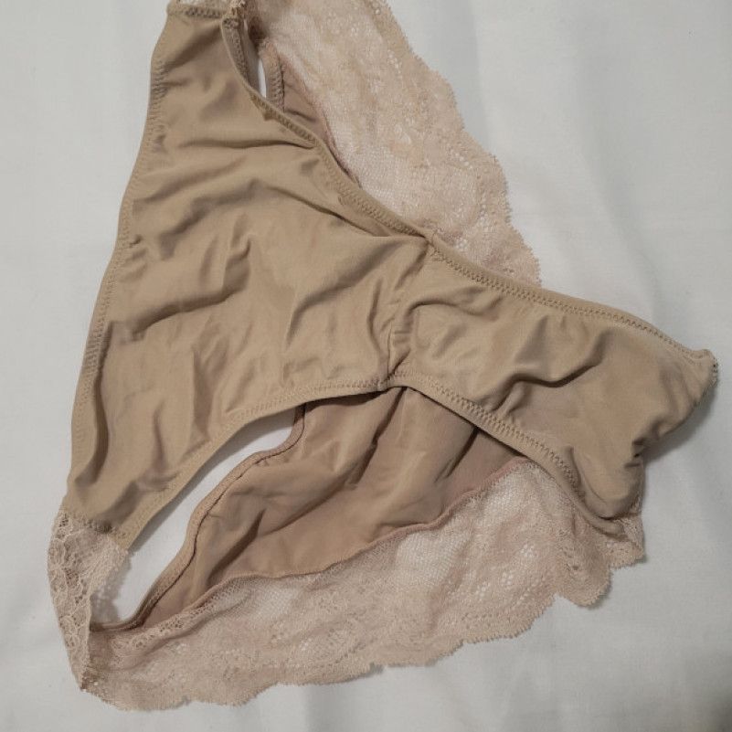 Beige Silk Panties