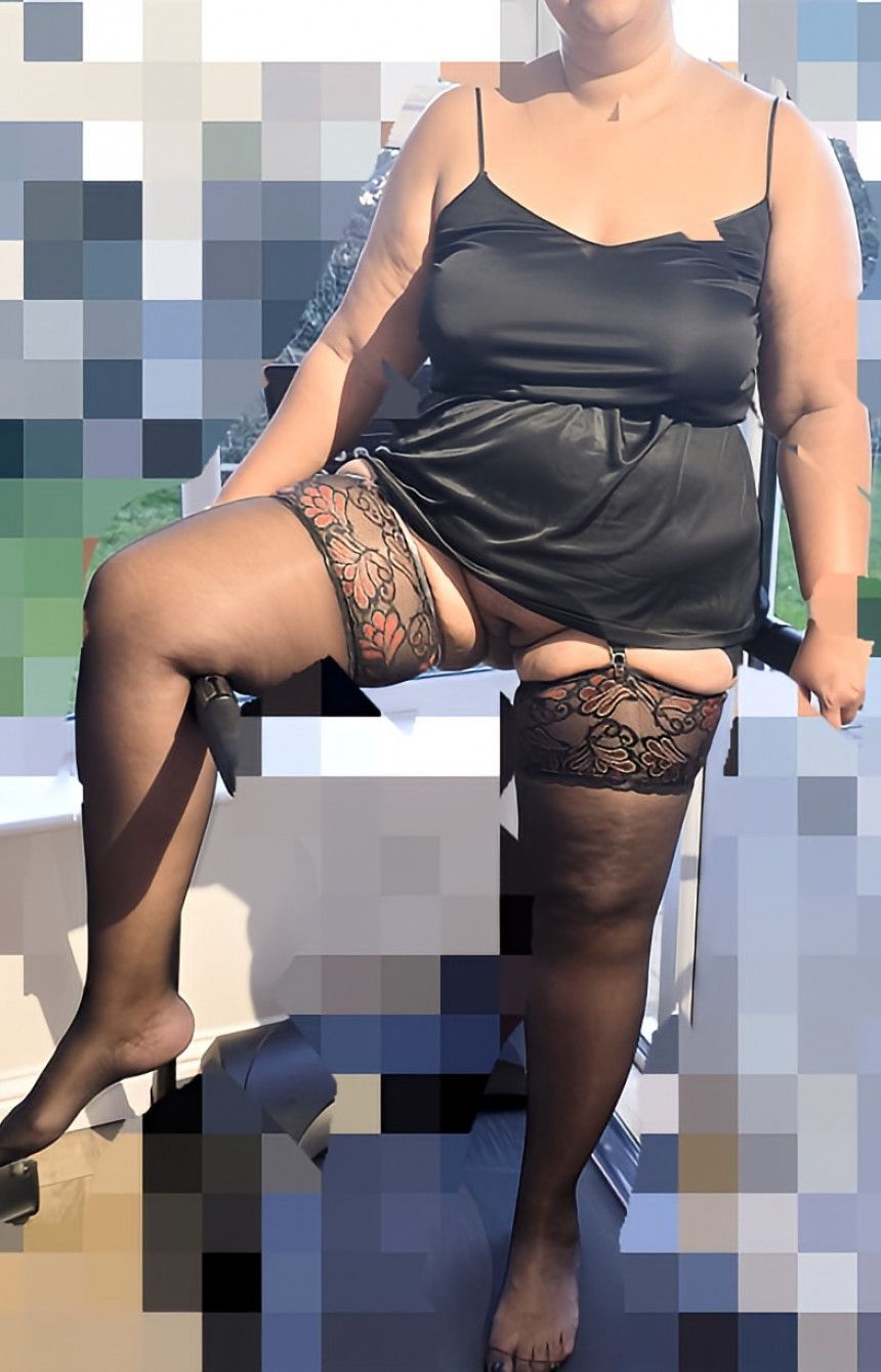 Black Glamory Hold Up Stockings