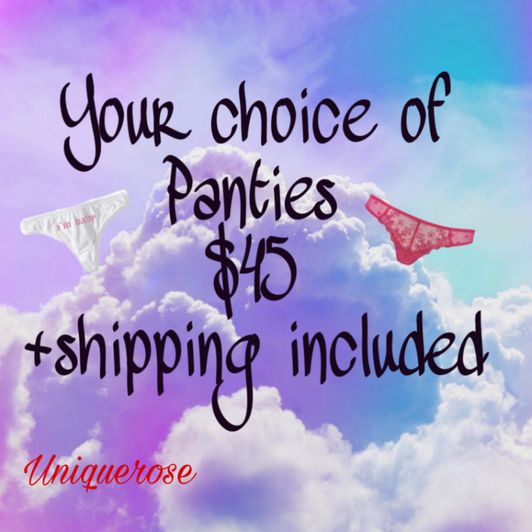 Your Panty Pick w Shipping