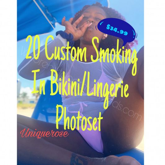 20 Custom Smoking Photoset