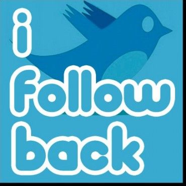 Follow back on Twitter