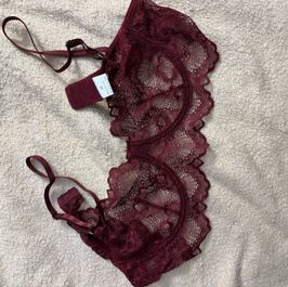 Red Lace Bra Medium