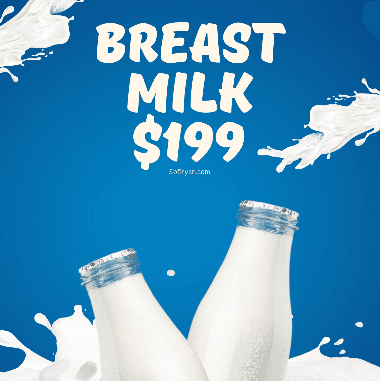 Fresh breast milk