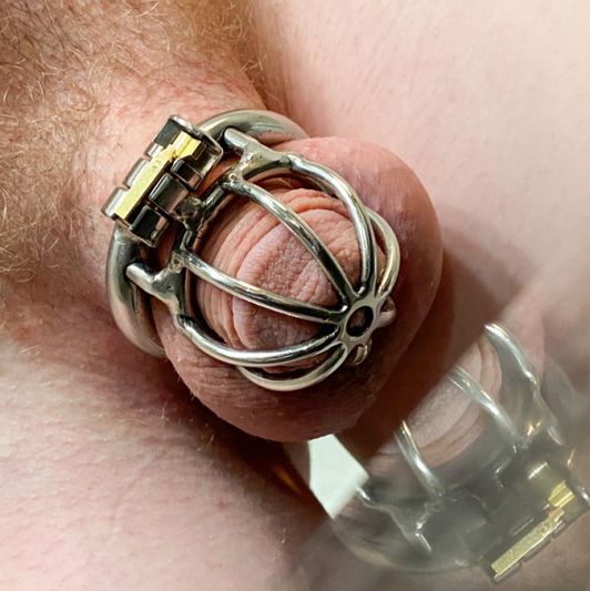 USED Cock Cage Chastity Device USED