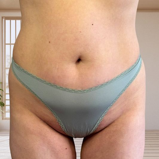 Light Pastel Green Thong