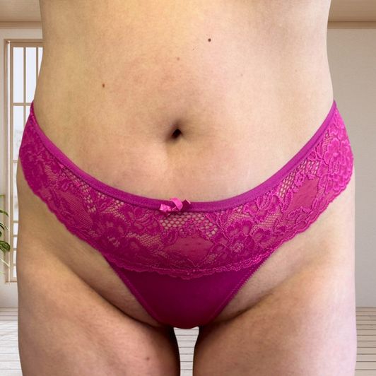 Sweet Blush Lace Fantasy Thong