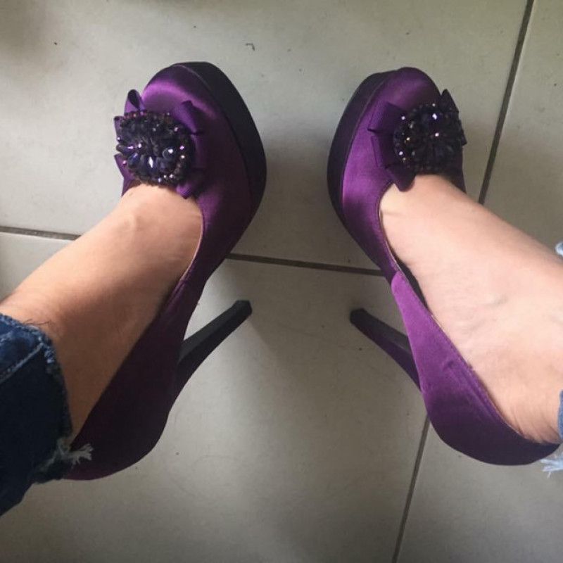 Chaussures violettes