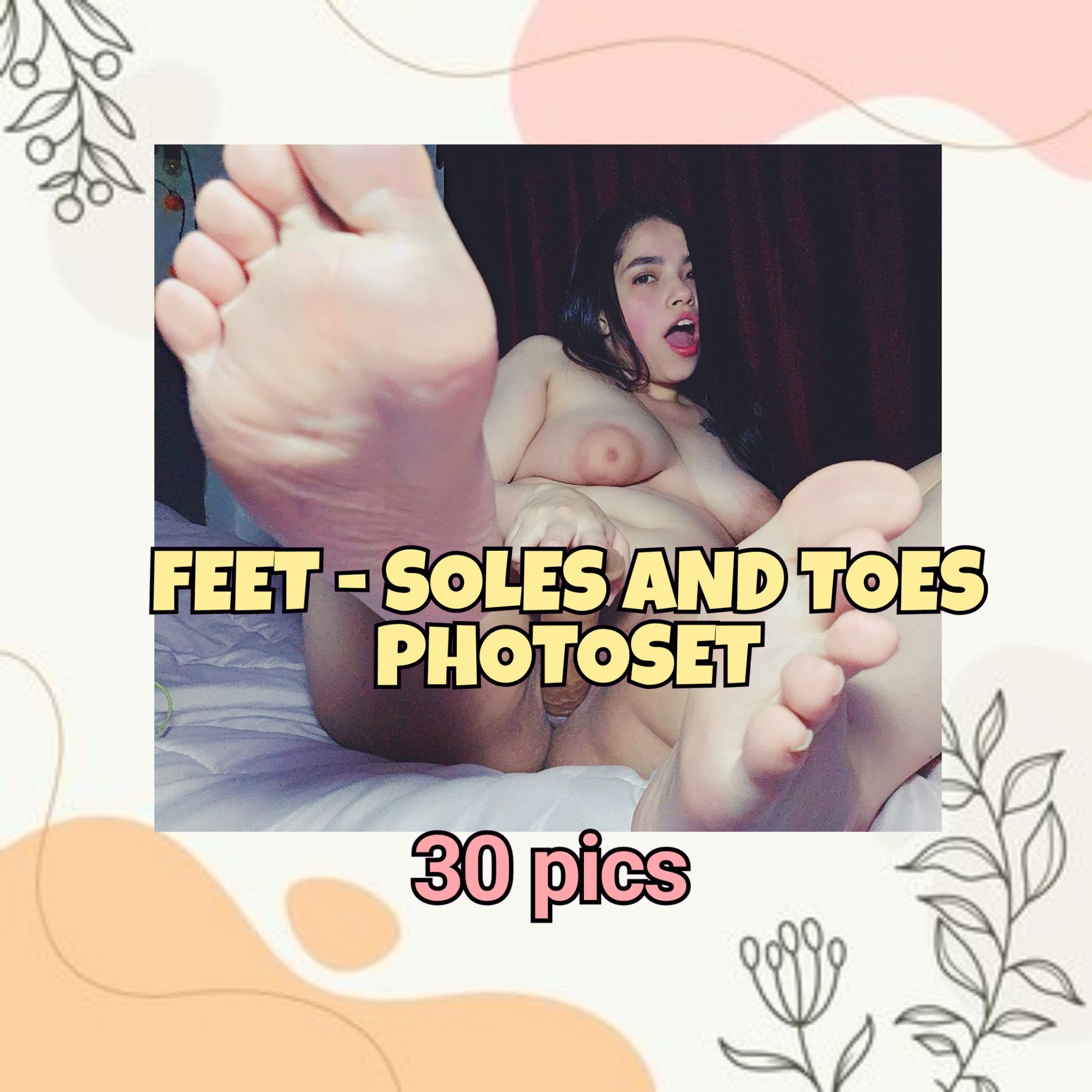 Feet soles and toes photoset